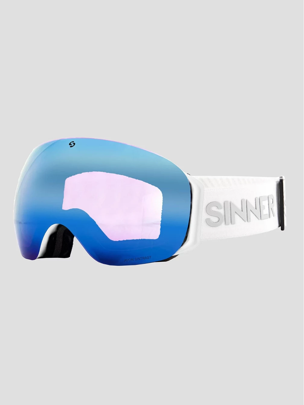 Sinner Avon Matte White Goggle 1 Sinner Avon Matte White Goggle