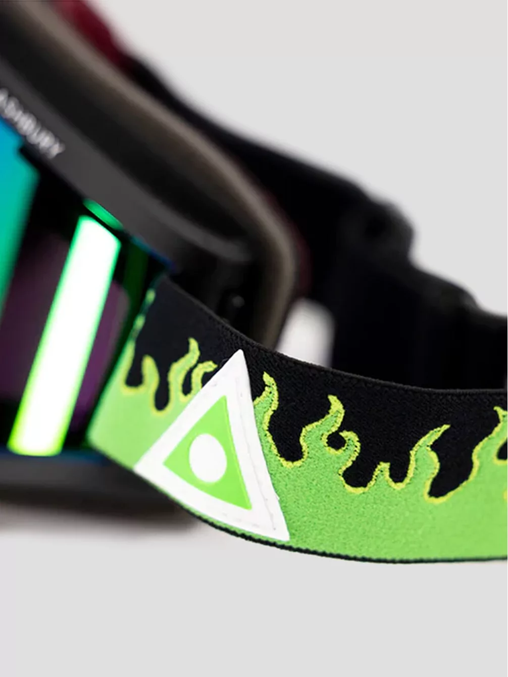 Ashbury Blackbird Green Flame (+Bonus Lens) Goggle 2 Ashbury Blackbird Green Flame (+Bonus Lens) Goggle – Bild 2