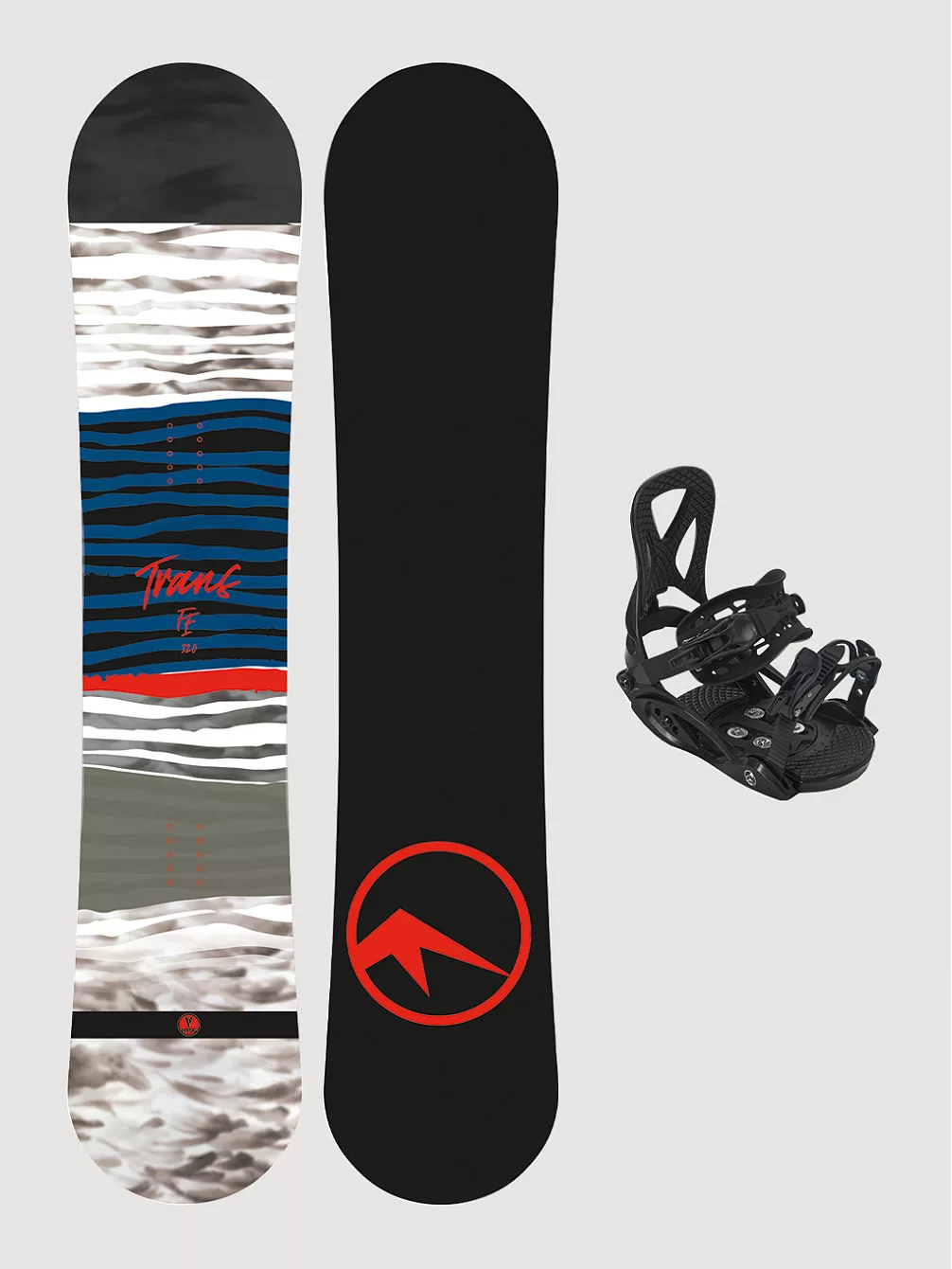 TRANS Fe 130 + Pure M Snowboard-Set 1 TRANS Fe 130 + Pure M Snowboard-Set