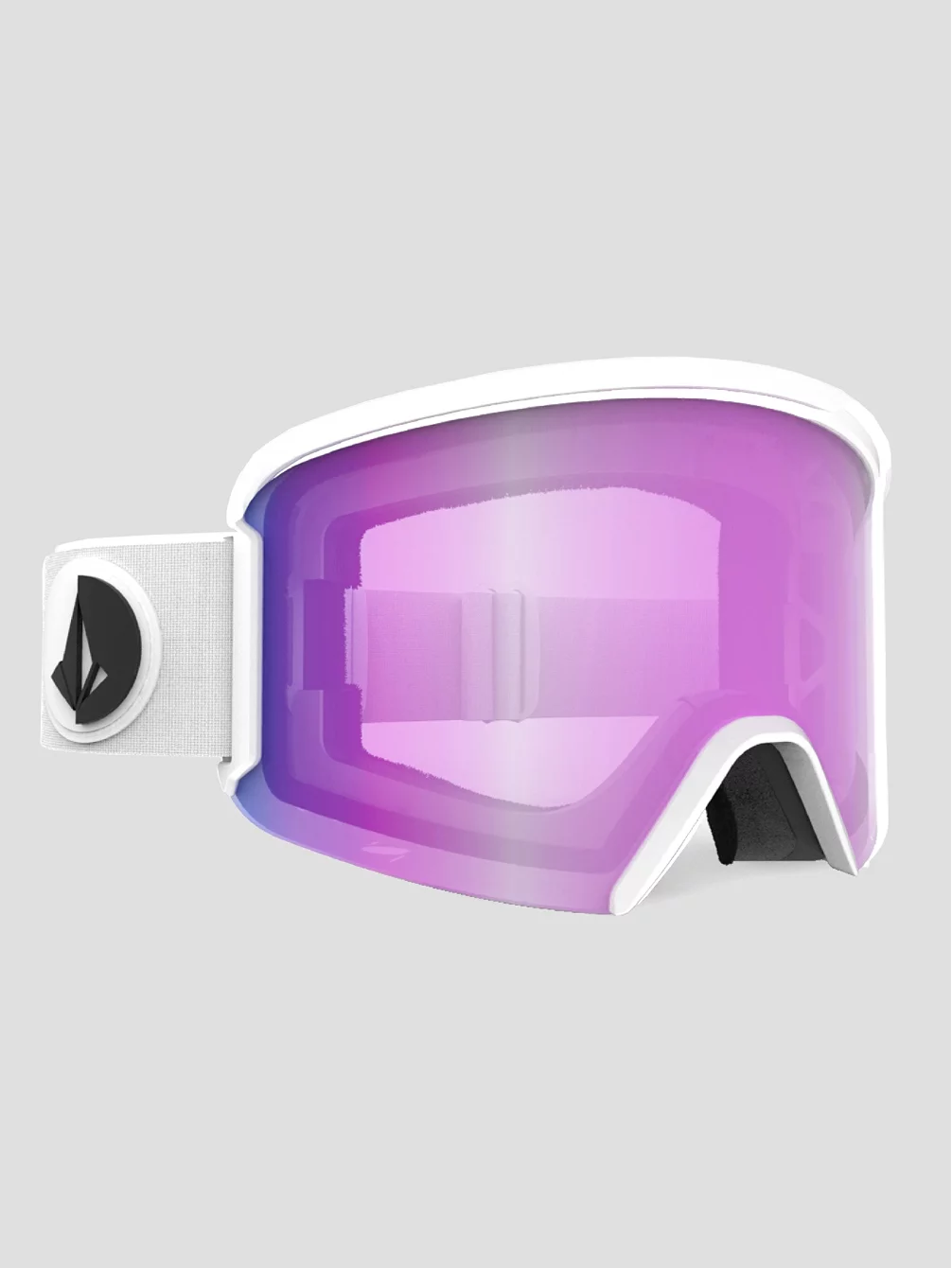 Volcom Garden Matte White Goggle 1 Volcom Garden Matte White Goggle