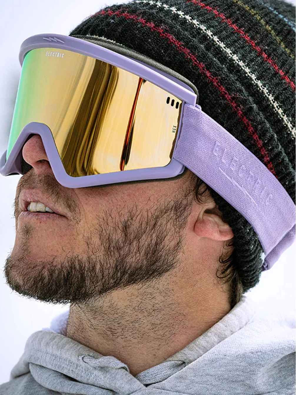 Electric HEX (Invert) Matte Mauve Goggle 2 Electric HEX (Invert) Matte Mauve Goggle – Bild 2