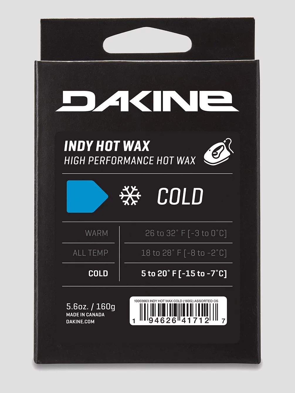 Dakine Indy Hot Cold 160g Wachs 1 Dakine Indy Hot Cold 160g Wachs