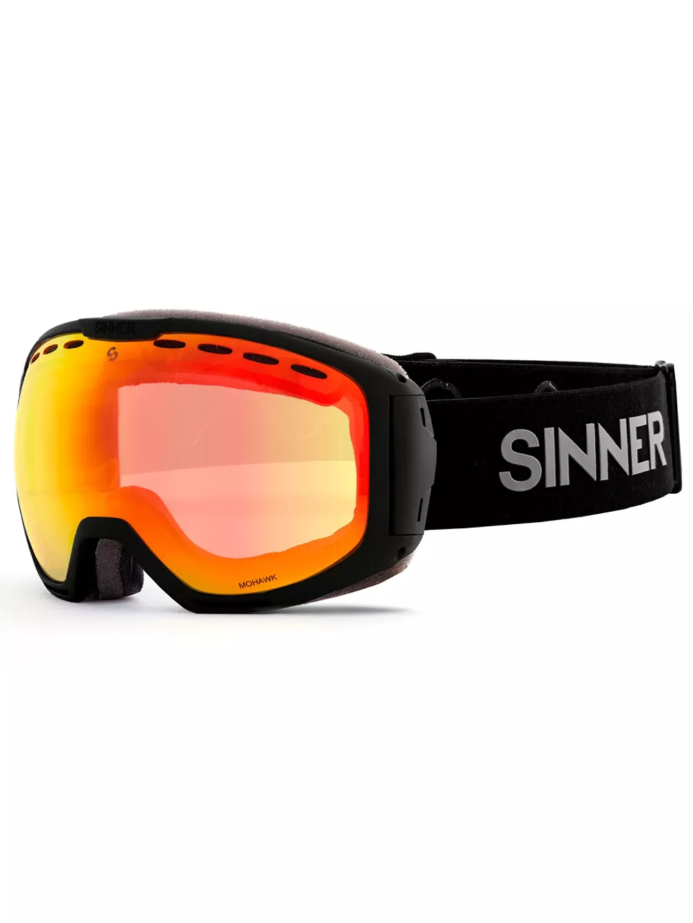Sinner Mohawk Matte Black Goggle 1 Sinner Mohawk Matte Black Goggle