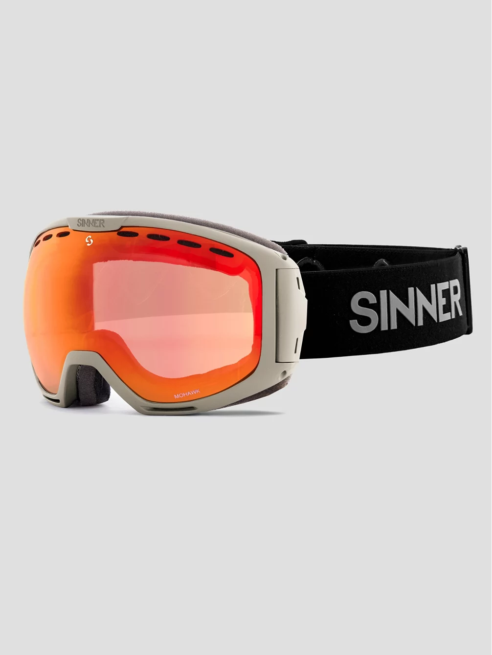 Sinner Mohawk Matte Light Grey (+Bonus Lens) Goggle 1 Sinner Mohawk Matte Light Grey (+Bonus Lens) Goggle