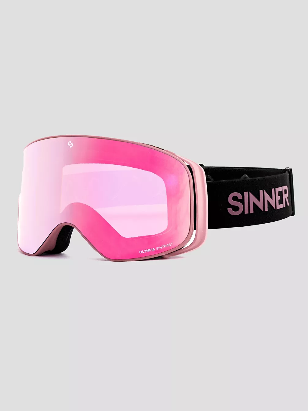 Sinner Olympia + Matte Light Pink Goggle 1 Sinner Olympia + Matte Light Pink Goggle
