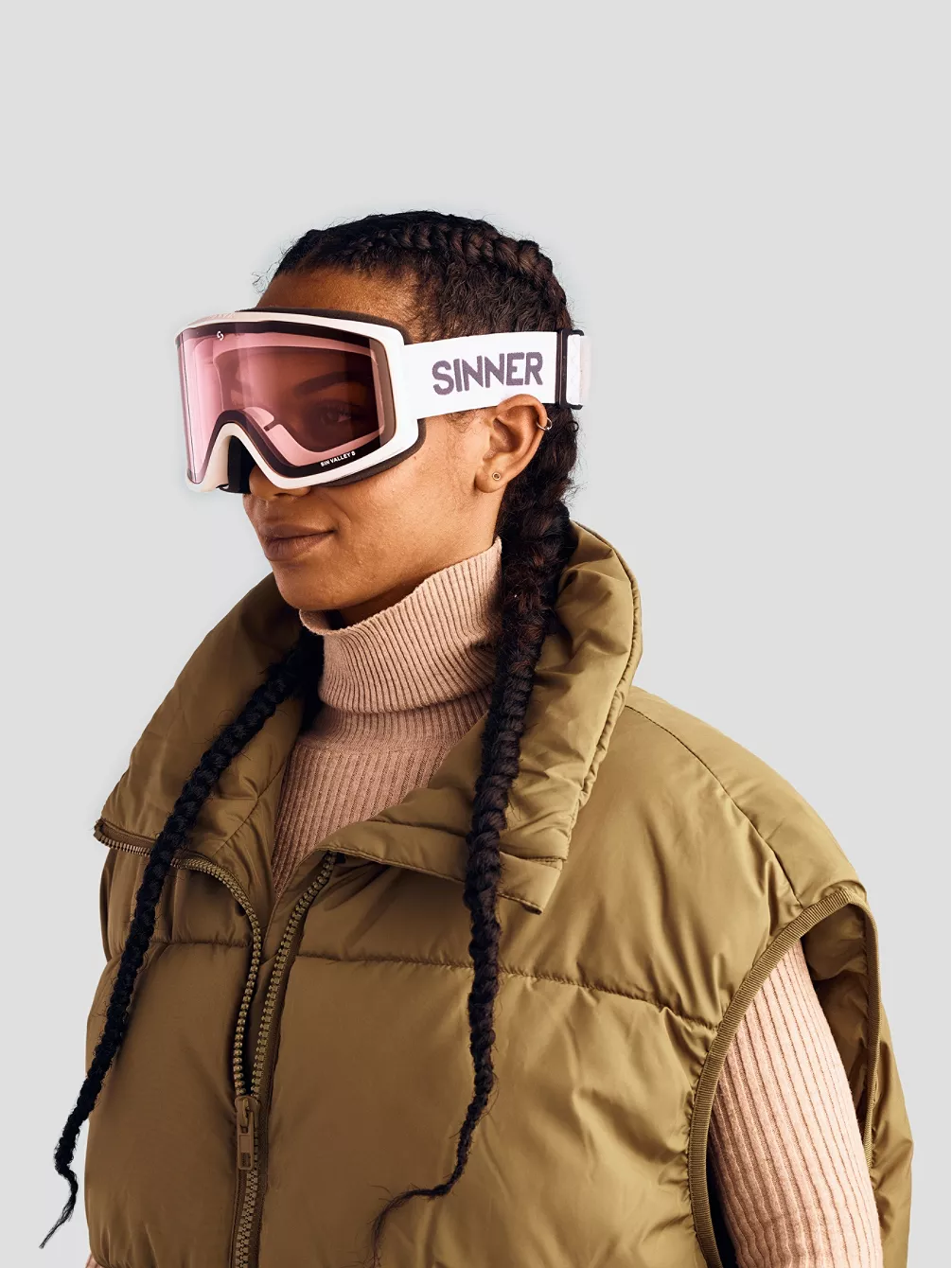 Sinner Sin Valley S Matte White (+Bonus Lens) Goggle 3 Sinner Sin Valley S Matte White (+Bonus Lens) Goggle – Bild 3