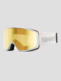 Sinner Sin Valley S Matte White (+Bonus Lens) Goggle