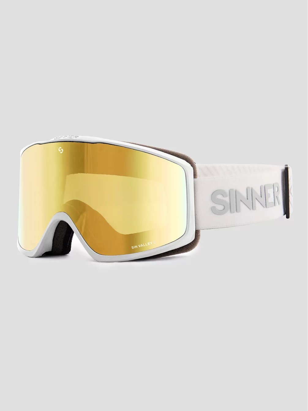 Sinner Sin Valley S Matte White (+Bonus Lens) Goggle 1 Sinner Sin Valley S Matte White (+Bonus Lens) Goggle