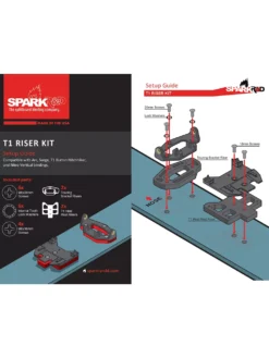 Spark R&D T1 Riser Kit -Skiausrüstung Verkauf T1RiserKit 2