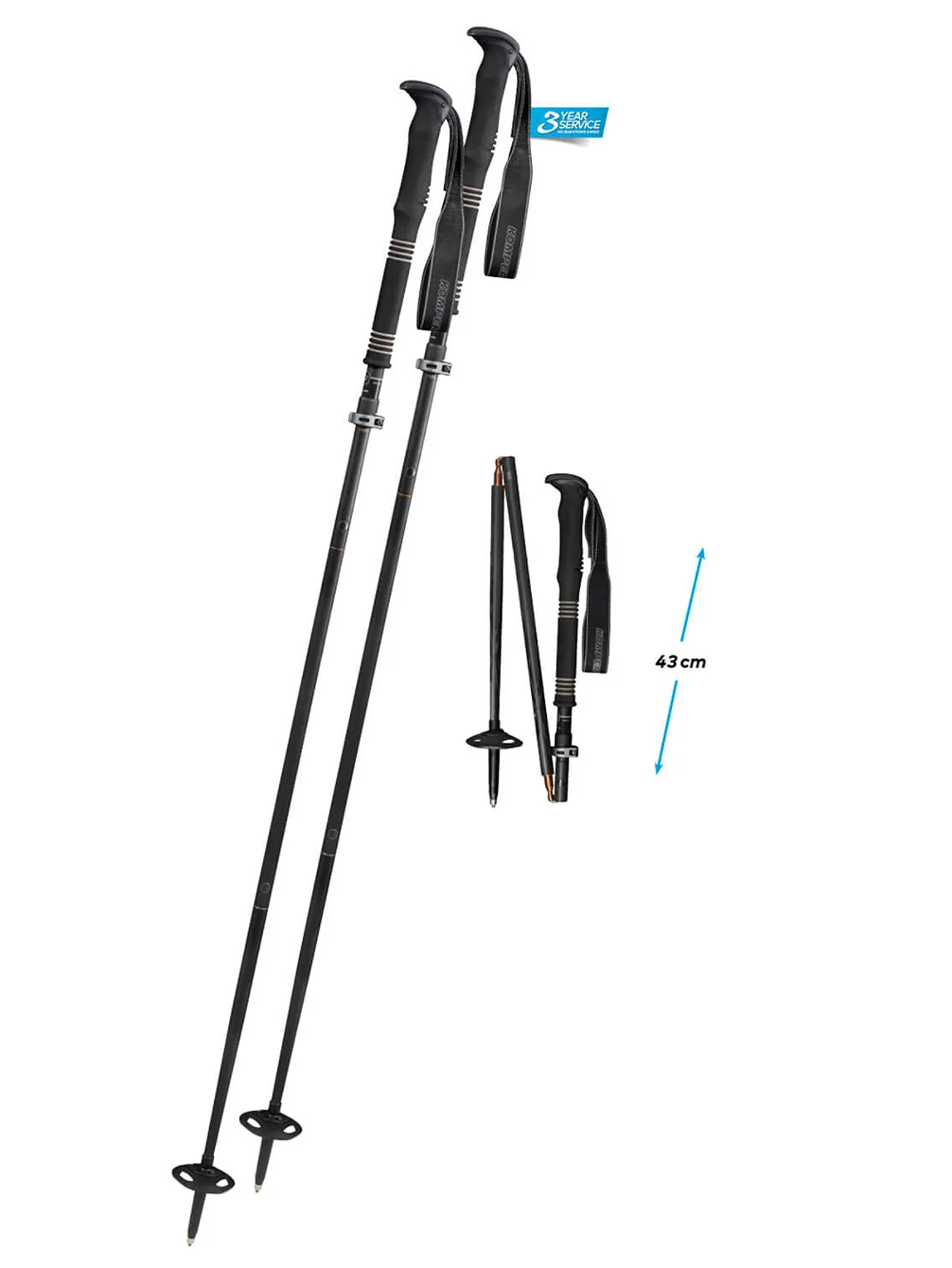 Komperdell Teleskopstöcke 21Crbn FXP4 Expedition Vari 120-140mm Te 1 Komperdell Teleskopstöcke 21Crbn FXP4 Expedition Vari 120-140mm Te